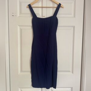 Reformation Navy Midi Dress - 0